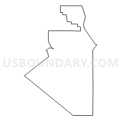 Census Tract 1.01, Del Norte County, California (Light Gray Border)