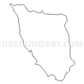 Census Tract 7.02, Nevada County, California (Light Gray Border)