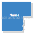 Census Tract 99.08, San Bernardino County, California (Solid Fill with Shadow)