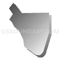 Census Tract 1.15, San Bernardino County, California (Gray Gradient Fill with Shadow)