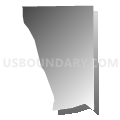 Census Tract 97.07, San Bernardino County, California (Gray Gradient Fill with Shadow)