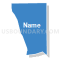 Census Tract 97.07, San Bernardino County, California (Solid Fill with Shadow)