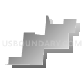 Census Tract 66.04, San Bernardino County, California (Gray Gradient Fill with Shadow)