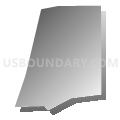 Census Tract 8.13, San Bernardino County, California (Gray Gradient Fill with Shadow)