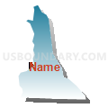 Census Tract 71.05, San Bernardino County, California (Blue Gradient Fill with Shadow)