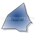 Census Tract 98, San Bernardino County, California (Radial Fill with Shadow)