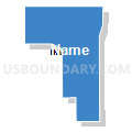 Census Tract 18.13, San Bernardino County, California (Solid Fill with Shadow)