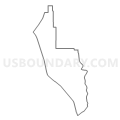 Census Tract 510, Sutter County, California (Light Gray Border)