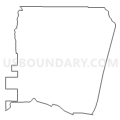 Census Tract 445.21, Riverside County, California (Light Gray Border)