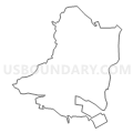 Census Tract 3470, Contra Costa County, California (Light Gray Border)