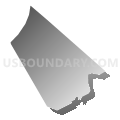 Census Tract 316, El Dorado County, California (Gray Gradient Fill with Shadow)