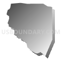 Census Tract 1231, Santa Cruz County, California (Gray Gradient Fill with Shadow)