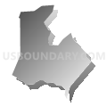 Census Tract 1225, Santa Cruz County, California (Gray Gradient Fill with Shadow)