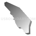 Census Tract 1222.02, Santa Cruz County, California (Gray Gradient Fill with Shadow)