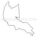 Census Tract 107, Humboldt County, California (Light Gray Border)