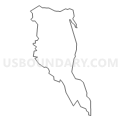 Census Tract 2612, Los Angeles County, California (Light Gray Border)