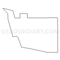 Census Tract 4609, Los Angeles County, California (Light Gray Border)