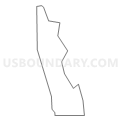 Census Tract 4617, Los Angeles County, California (Light Gray Border)