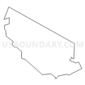 Census Tract 4607, Los Angeles County, California (Light Gray Border)
