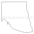 Census Tract 4640, Los Angeles County, California (Light Gray Border)