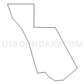 Census Tract 6210.01, Los Angeles County, California (Light Gray Border)