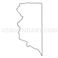 Census Tract 9781, Fremont County, Colorado (Light Gray Border)