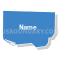 Census Tract 92.07, Adams County, Colorado (Solid Fill with Shadow)