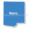 Census Tract 94.10, Adams County, Colorado (Solid Fill with Shadow)