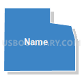 Census Tract 81, Adams County, Colorado (Solid Fill with Shadow)