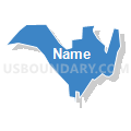 Census Tract 9710, La Plata County, Colorado (Solid Fill with Shadow)
