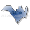 Census Tract 9710, La Plata County, Colorado (Radial Fill with Shadow)
