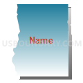 Census Tract 85.43, Adams County, Colorado (Blue Gradient Fill with Shadow)