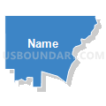 Census Tract 85.41, Adams County, Colorado (Solid Fill with Shadow)