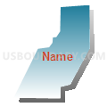 Census Tract 91.04, Adams County, Colorado (Blue Gradient Fill with Shadow)