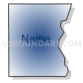 Census Tract 86.05, Adams County, Colorado (Radial Fill with Shadow)