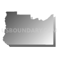 Census Tract 9727, Costilla County, Colorado (Gray Gradient Fill with Shadow)