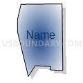 Census Tract 85.06, Adams County, Colorado (Radial Fill with Shadow)