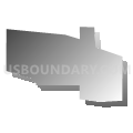 Census Tract 82, Adams County, Colorado (Gray Gradient Fill with Shadow)