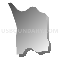 Census Tract 145.03, Douglas County, Colorado (Gray Gradient Fill with Shadow)
