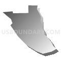Census Tract 35, Pueblo County, Colorado (Gray Gradient Fill with Shadow)