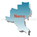 Census Tract 29.11, Pueblo County, Colorado (Blue Gradient Fill with Shadow)