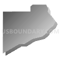 Census Tract 17.06, Mesa County, Colorado (Gray Gradient Fill with Shadow)