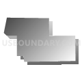 Census Tract 6, Pueblo County, Colorado (Gray Gradient Fill with Shadow)