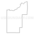 Census Tract 20.10, Weld County, Colorado (Light Gray Border)