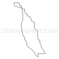 Census Tract 9666.01, Montrose County, Colorado (Light Gray Border)