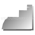 Census Tract 120.01, Denver County, Colorado (Gray Gradient Fill with Shadow)