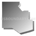 Census Tract 44.05, Denver County, Colorado (Gray Gradient Fill with Shadow)