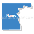 Census Tract 40.09, El Paso County, Colorado (Solid Fill with Shadow)