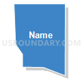 Census Tract 52.02, El Paso County, Colorado (Solid Fill with Shadow)