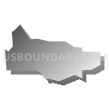 Census Tract 39.05, El Paso County, Colorado (Gray Gradient Fill with Shadow)